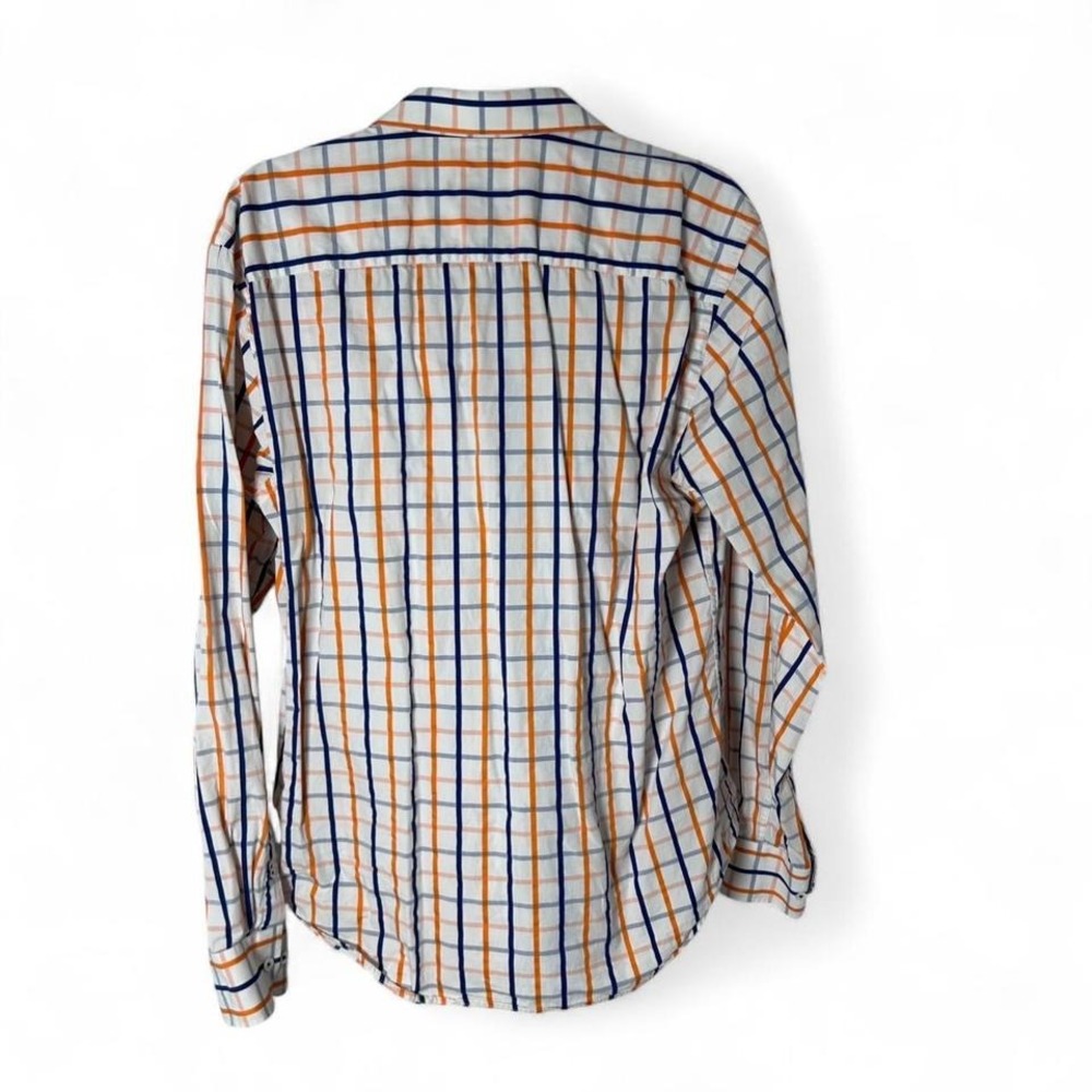 Bugatchi Multicoloured Checkered Button Up Shirt … - image 2